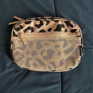 Calpak Leopard Print Travel Pouch